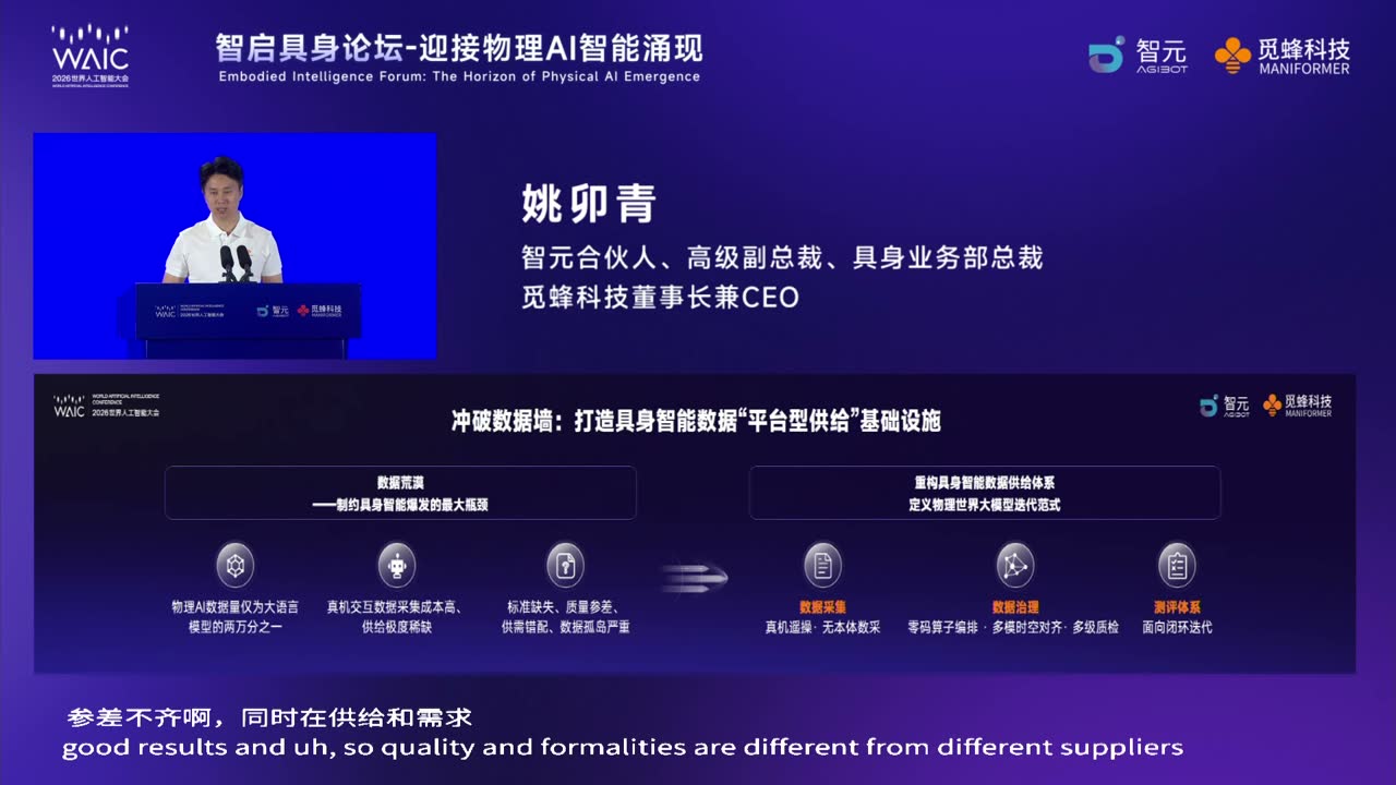 具身智能全场判断：三道墙不破，机器人仍只会在展台上聪明现场画面